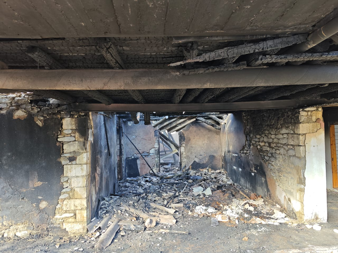 В селе Гергебиль произошел страшный пожар,