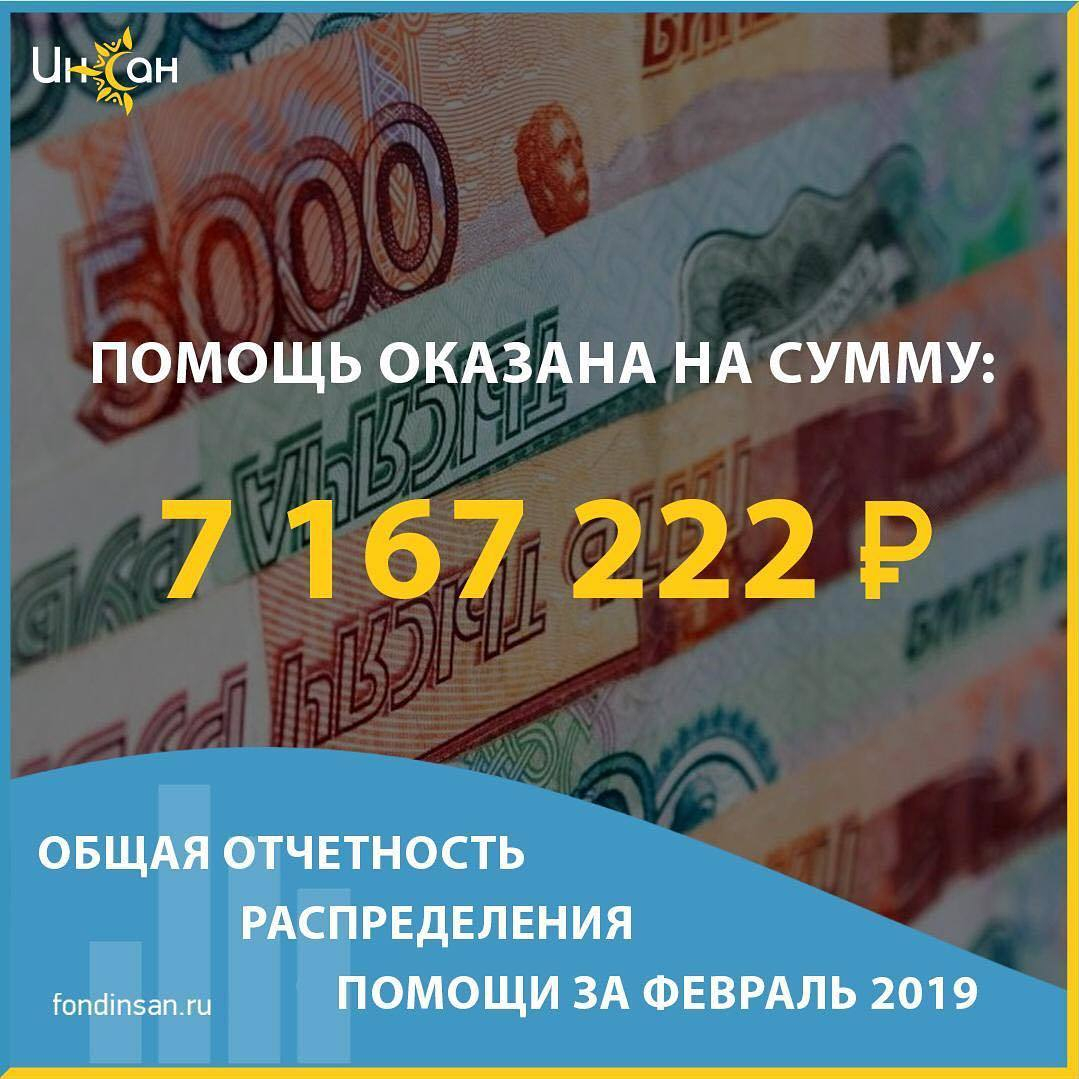 Отчет за февраль 2019