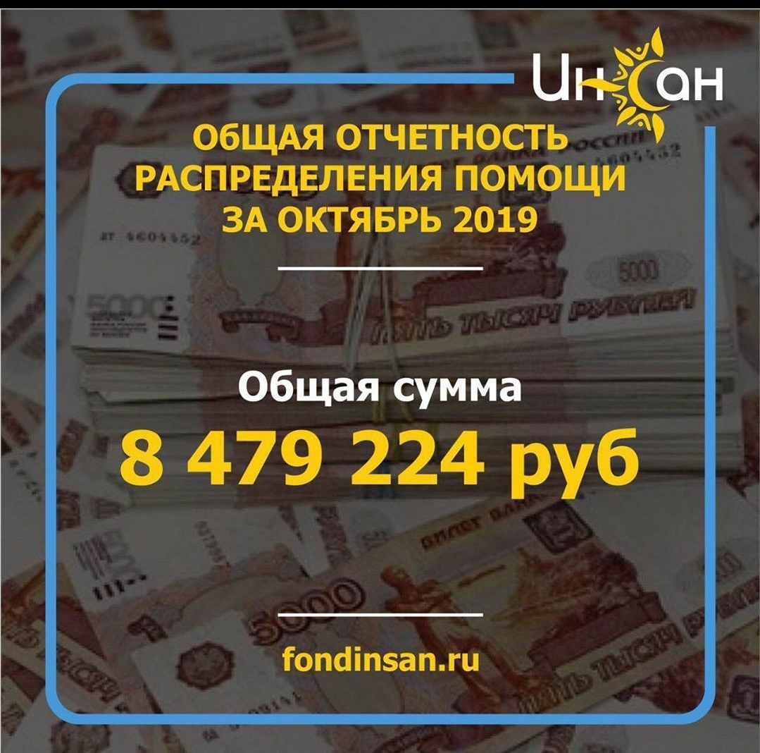 Отчёт за октябрь 2019